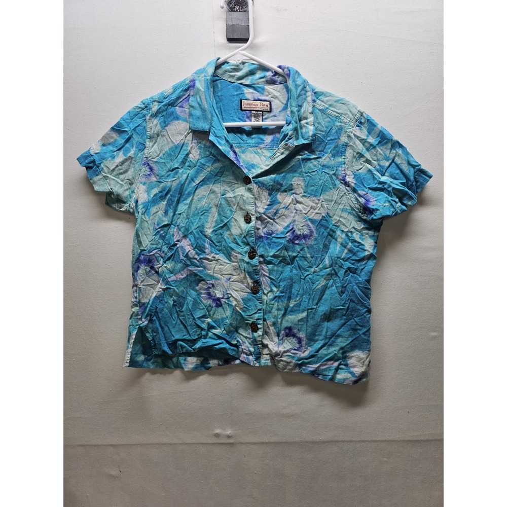 Lot of 7 VTG 90s Hawaiian Shirts Short Sleeve Tropical Floral Resortwear Retro - Picture 11 of 16